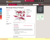 Microscopic Theory of Transport, Fall 2003