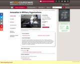 Innovation in Military Organizations, Fall 2005