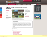 Regional Energy-Environmental Economic Modeling, Spring 2007