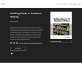 Building Blocks of Academic Writing