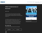Fundamentals of Business: NSCC Edition