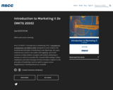 Introduction to Marketing II 2e (MKTG 2005)