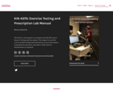KIN 4370: Exercise Testing and Prescription Lab Manual
