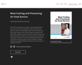 Meat Cutting and Processing for Food Service