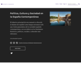 Política, Cultura y Sociedad en la España Contemporánea