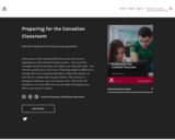 Preparing for the Canadian Classroom