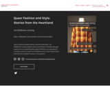 Queer Fashion and Style: Stories from the Heartland