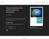 Research Methods for the Social Sciences: An Introduction