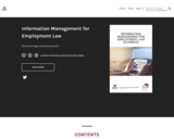 Information Management for Employment Law