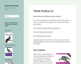 Think Python: An Introduction to Software Design