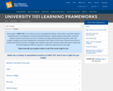 University (UNIV) 1101: Learning Frameworks Peer Mentoring