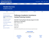 Pathways Academic Assistance Center: Tutoring and Supplemental Instruction