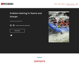 Problem Solving in Teams and Groups