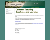 The Center of Teaching Excellence & Learning