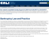 Bankruptcy Law and Practice