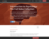 Introduction to Psychology: The Full Noba Collection