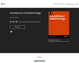 Foundations of Epidemiology