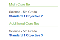 Core Curriculum Tag