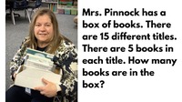 MrsPinnock Box of Books Sample Problem