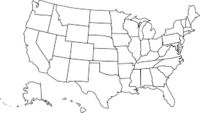 outline us map