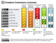 CC Licenses - Single Page