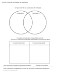 Lesson 3 Extension Activity Sheet SP