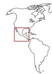 Mesoamerica on Americas map