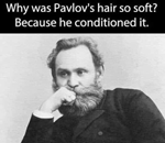 Pavlov conditioning meme