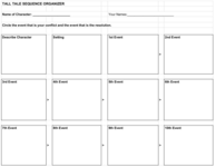 Tall Tale Sequence Organizer