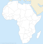 Current Map of Africa - 1b) 2