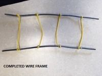completed wire frame