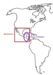Mayan area in mesoamerica on americas map
