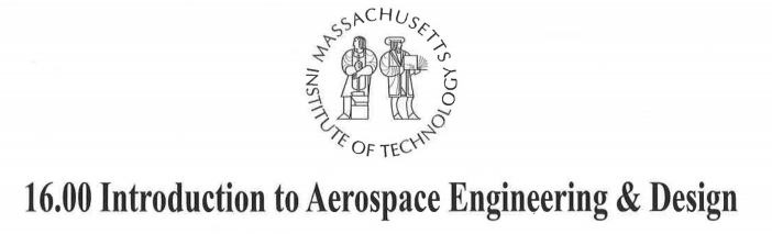 MIT Introduction to Aerospace Engineering