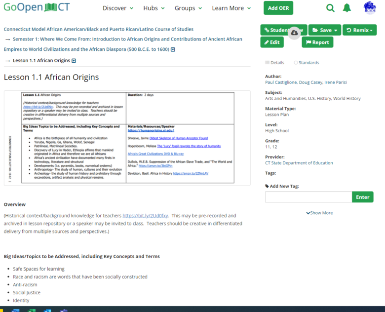 Lesson 1.1: African Origins