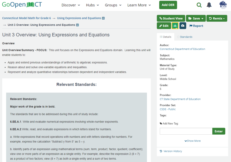 Unit 3 Overview: Using Expressions and Equations
