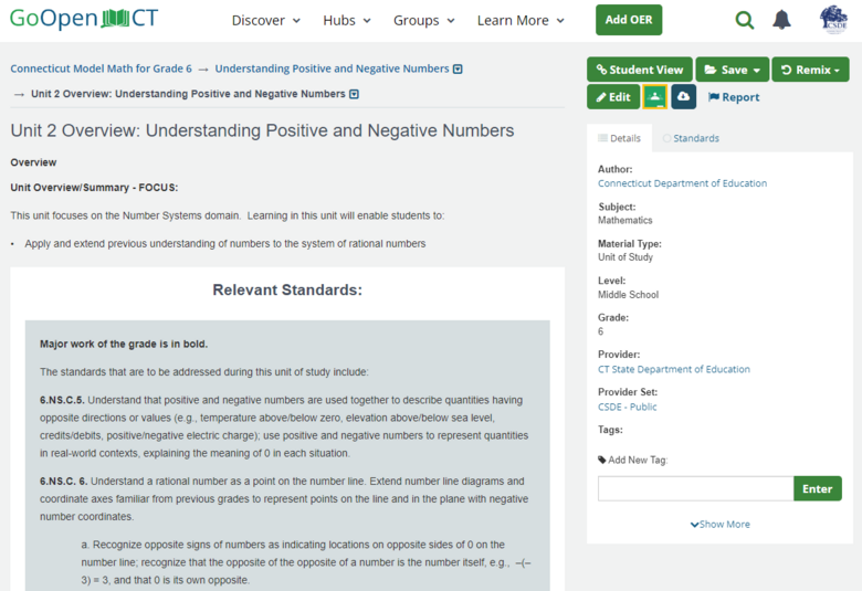Unit 2 Overview: Understanding Positive and Negative Numbers
