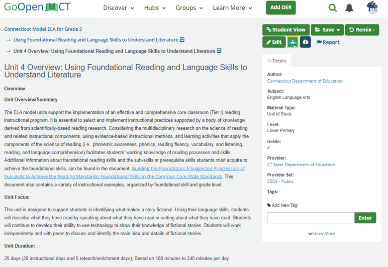 Unit 4 Overview: Using Foundational Reading and Language Skills to Understand Literature