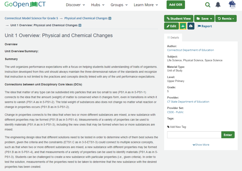 Unit 1 Overview:  Physical and Chemical Changes