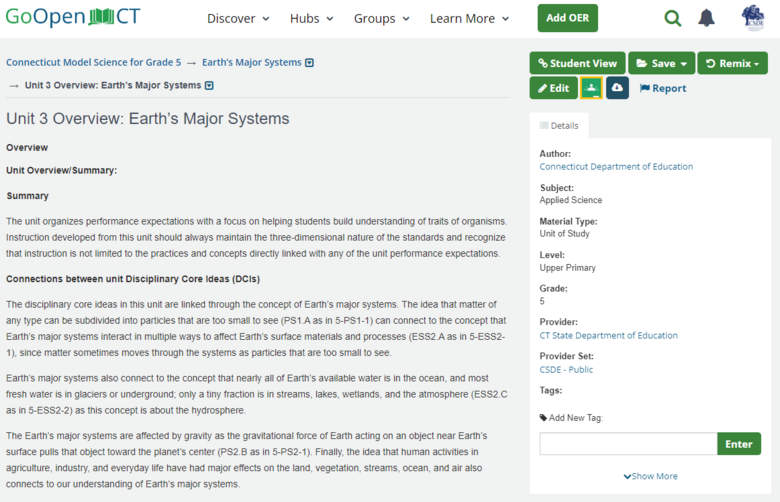 Unit 3 Overview: Earth’s Major Systems