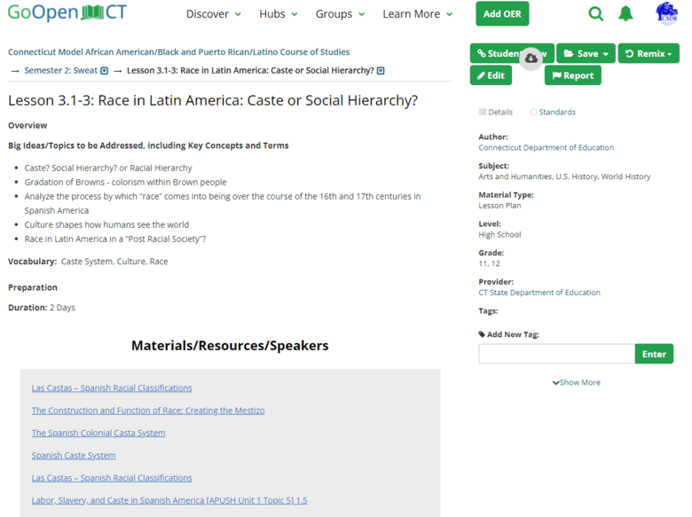 Lesson 3.1-3: Race in Latin America: Caste or Social Hierarchy?