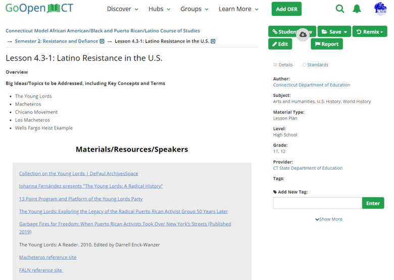 Lesson 4.3-1: Latino Resistance in the U.S.