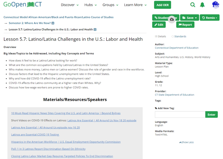 Lesson 5.7: Latino/Latina Challenges in the U.S.: Labor and Health