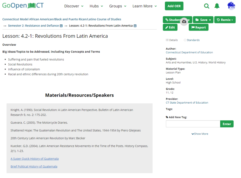 Lesson: 4.2-1: Revolutions From Latin America