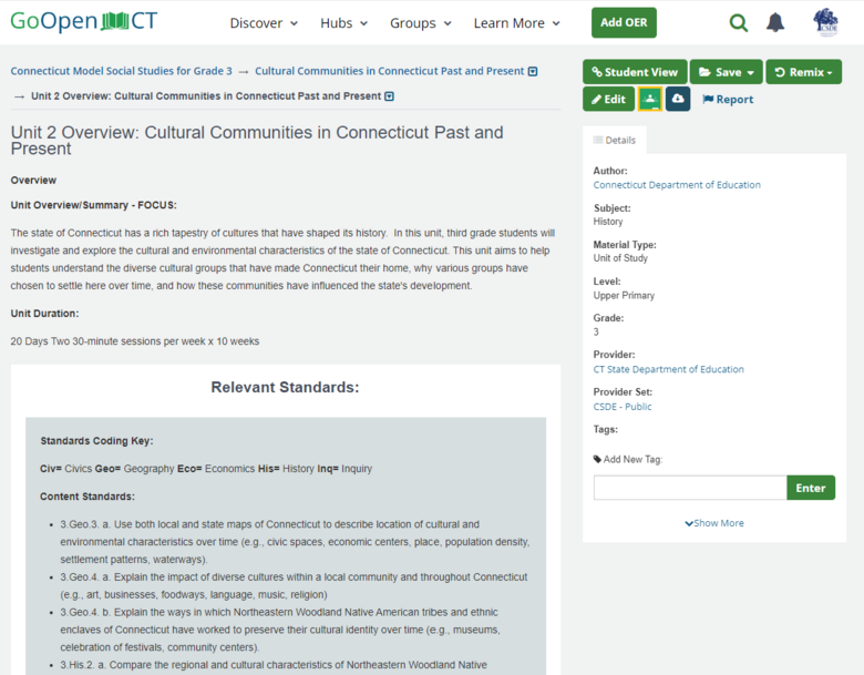 Unit 2 Overview: Cultural Communities in Connecticut Past and Present