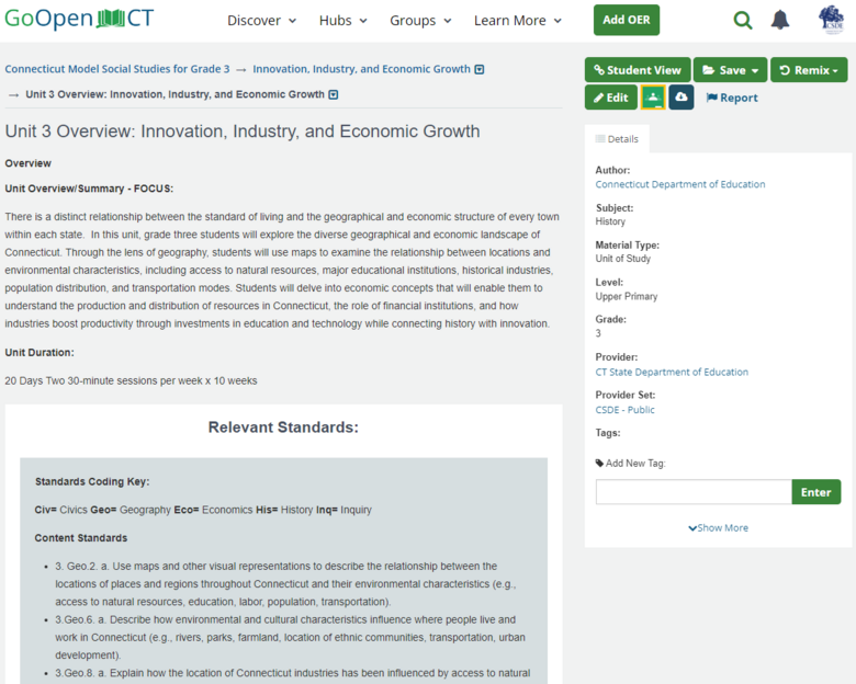 Unit 3 Overview: Innovation, Industry, and Economic Growth