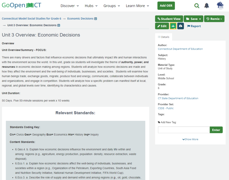 Unit 3 Overview: Economic Decisions