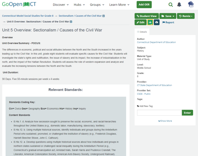 Unit 5 Overview: Sectionalism / Causes of the Civil War
