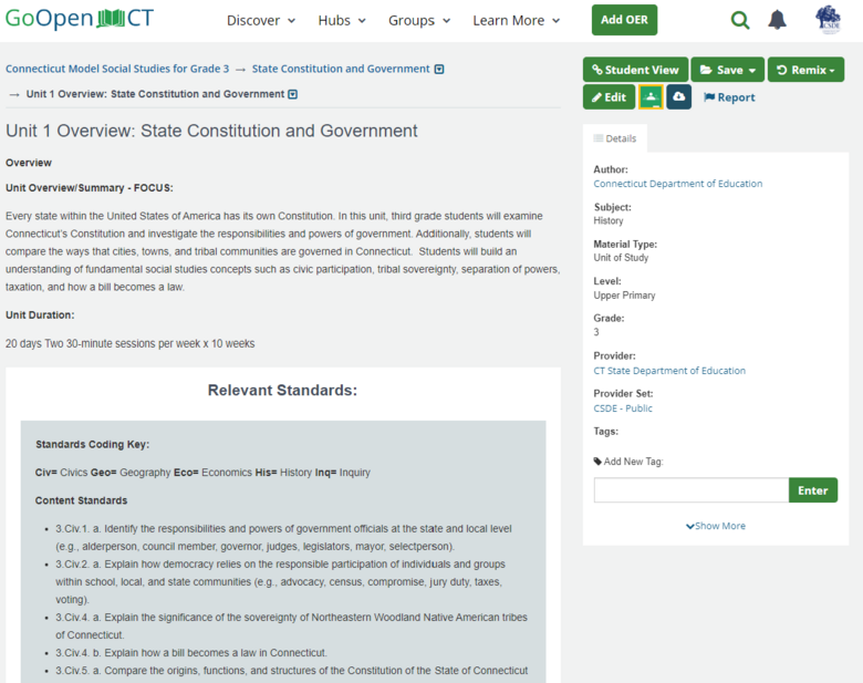 Unit 1 Overview: State Constitution and Government