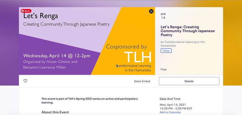 Let's Renga!: Creating Community Through Japanese Poetry