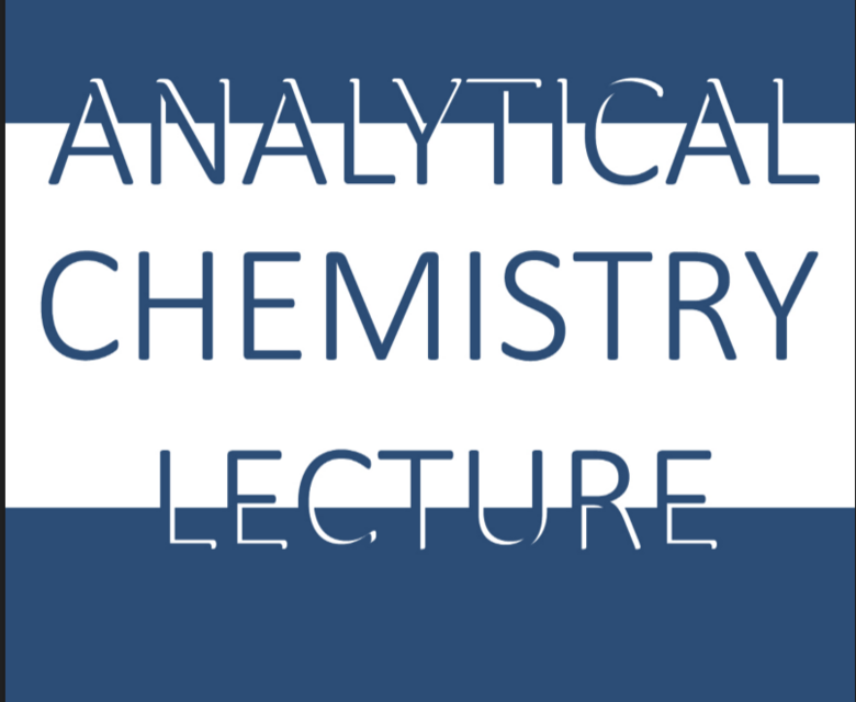 Analytical Chemistry Lecture Syllabus